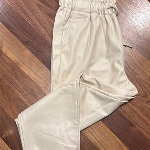 Molly Bracken Cream Ankle Pants